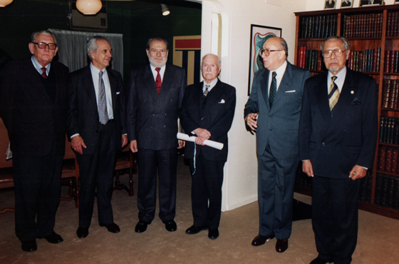 Rubén A. Vela, Enrique Anderson Imbert y Carlos Manuel Muñiz