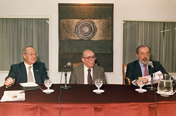 Diputado José Antonio Ardanza, Emb. Carlos Manuel Muñiz y Emb. Guillermo Jacovella