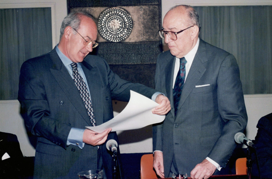 D. José Antonio Ardanza y Emb. Carlos Manuel Muñiz