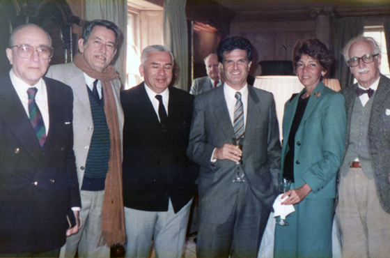 Emb. Carlos Manuel Muñiz, Dr. Rafael Squirru, Dr. Milcíades Espoz Espoz, Dr. Juan Manuel Casella, Dra. Hortensia Guriérrez Posse y Dr. Osvaldo Fustinoni
