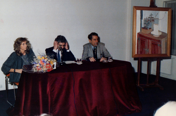Inés Bancalari, Albino Diéguez Videla y Dr. Rafael Squirru