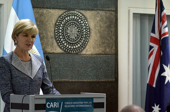 Ministra Julie Bishop