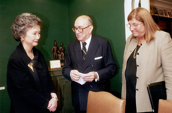 Da. Adrienne Clarkson, Emb. Carlos Manuel Muñiz y Emb. Susana Ruiz Cerutti