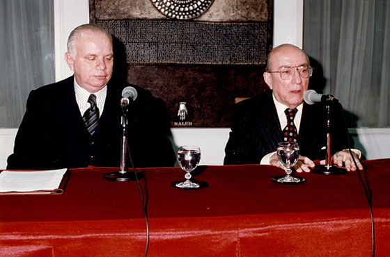 Ministro José María Cantilo y Emb. Carlos Manuel Muñiz