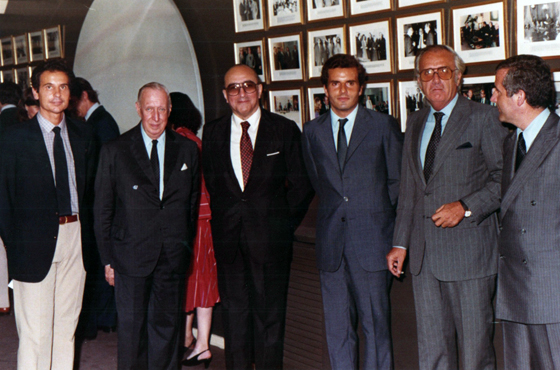 Sr. Aldo Sessa, Sr. Manuel Malbrán, Emb. Carlos Manuel Muñiz, Secr. Horacio Loza, Emb. Gustavo Figueroa y Dr. Félix Peña