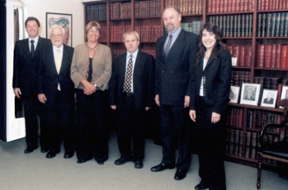 Augusto Paz, Alieto Aldo Guadagni, Baronesa Susan Miller de Chilthorne Domer, Stephen Green, Ricardo Lagorio y Sonia Aponte Tinao