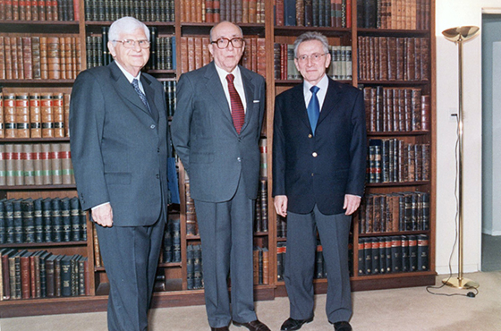 Emb. Benjamin Oron, Emb. Carlos Manuel Muñiz y Dr. Marcos Aguinis