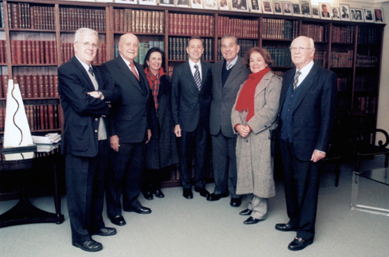 Félix Peña, Antonio Estrany y Gendre, Eve Rimoldi de Ladmann, Adalberto Rodríguez Giavarini, Javier Silva Ruete, Elva Roulet y Gabriel Martínez