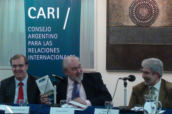 Ricardo Arredondo, Andrés Serbin y Khatchick Der Ghoughassian