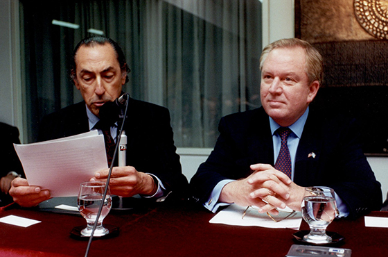 Emb. Fernando Petrella y D. Otto Juan Reich