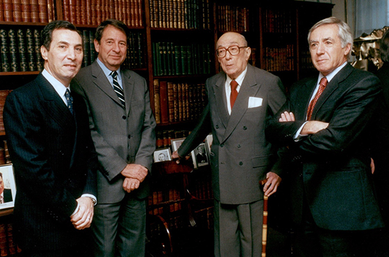 Emb. Rubén Patto, Emb. Eduardo Villalba, Emb. Carlos Manuel Muñiz y Emb. Domingo Cullen