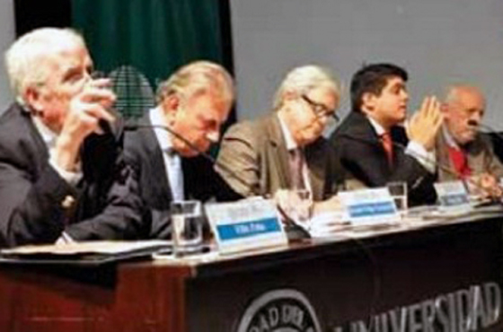 Félix Peña, Hernán Felipe Errázuriz, Drago Kisic, Luis María Duarte y José Botafogo Gonçalves