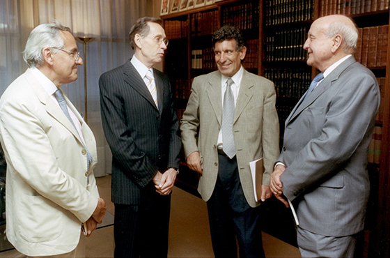 Rosendo Fraga, Adalberto Rodríguez Giavarini, Carlos Alvarez y Antonio Estrany y Gendre