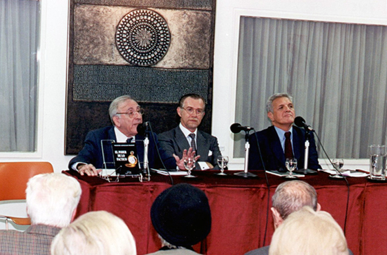 Dr. Armando P. Ribas, Dr. Vicente Massot y Dr. Jorge Castro