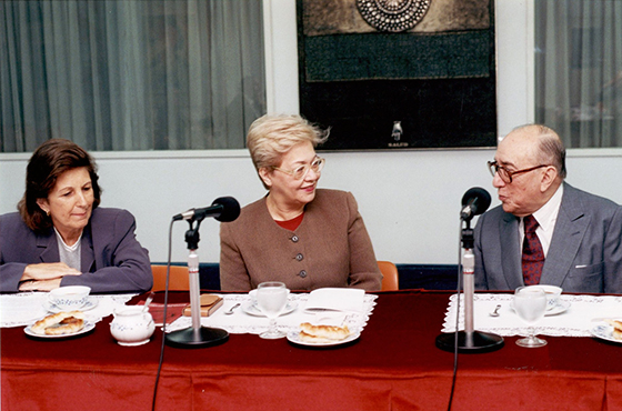 Dra. Eve Rimoldi de Ladmann, Da. Rosario G. Manalo y Emb. Carlos Manuel Muñiz