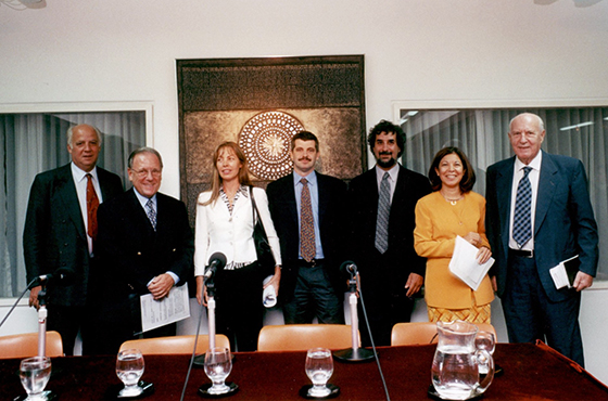 Enrique Mantilla, Eduardo Baglietto, Beatriz Nofal, Edgardo Figueroa, Ricardo Rosemberg, Ana María Ramírez y Vittorio Orsi