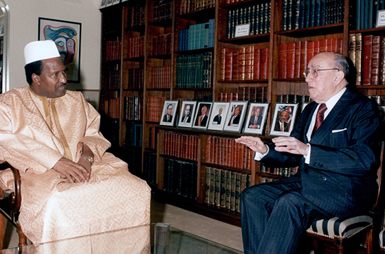 D. Alpha Oumar Konaré y Emb. Carlos Manuel Muñiz