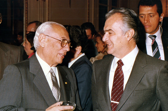 Dr. Juan Carlos Pugliese y D. Miguel de la Madrid Hurtado