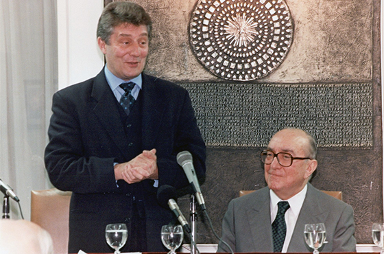 Ministro Anthony Lloyd y Emb. Carlos Manuel Muñiz