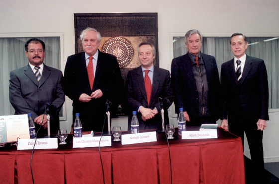 Zidane Zeraoui, Luis Osvaldo Maira Aguirre, Norberto Consani, Alberto Sepúlveda y Adalberto Rodríguez Giavarini