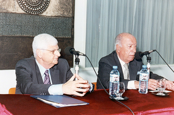 Emb. Benjamin Oron y Dr. Oscar Camilión