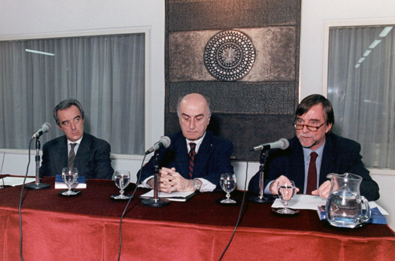 Carlos Pérez Llana, Emb. Juan Carlos M. Beltramino y Roberto G. Russell