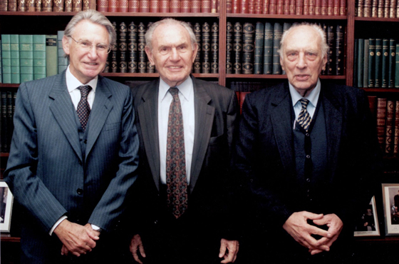 Ricardo Xavier Basaldúa, Elvio Baldinelli y Alberto de las Carreras