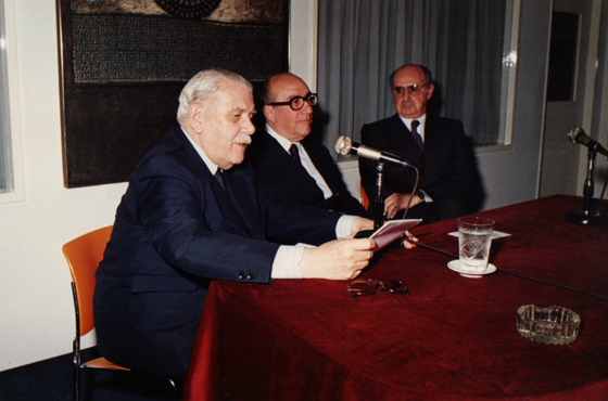 Octavio Hornos Paz, Emb. Carlos Manuel Muñiz y Dr. Natalio R. Botana
