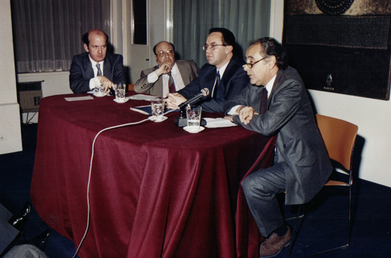 Pablo Sirven, Silvio Huberman, Luis Ajenjo y Enrique Llamas de Madariaga