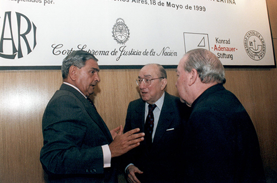 Dr. Julio Salvador Nazareno, Emb. Carlos Manuel Muñiz y Fray Domingo Basso