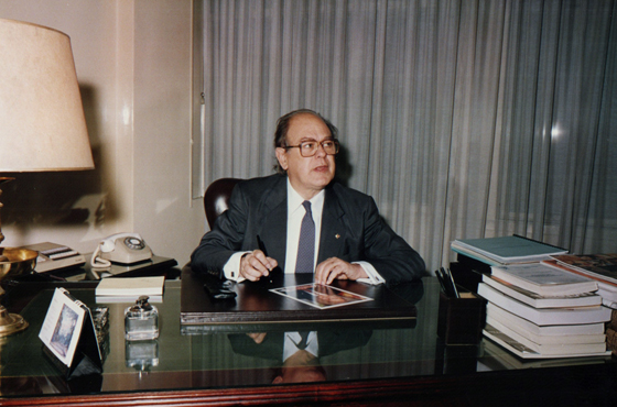 2 de diciembre de 1992. D. Jordi Pujol i Soley, Presidente de la Generalitat de Catalunya