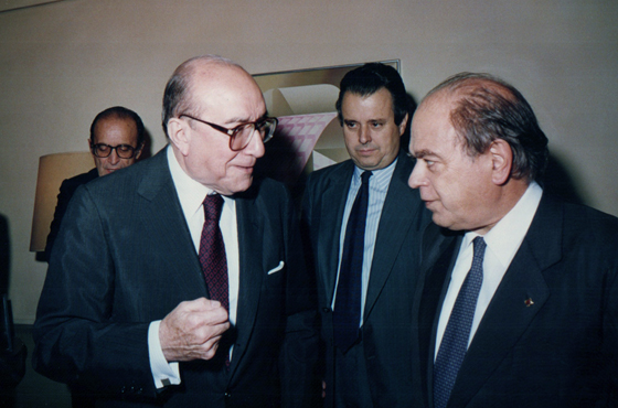 Carlos Manuel Muñiz y D. Jordi Pujol i Soley