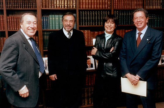 José Ignacio López, Arturo Pagliari, Susana Galván y Carlos Felipe Martínez