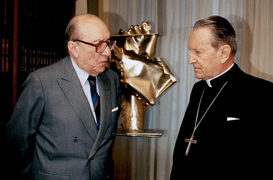 Emb. Carlos Manuel Muñiz y Monseñor Andrés de Montezémolo