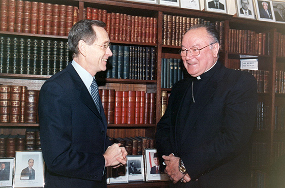 Dr. Adalberto Rodríguez Giavarini y Monseñor Renato Raffaele Martino