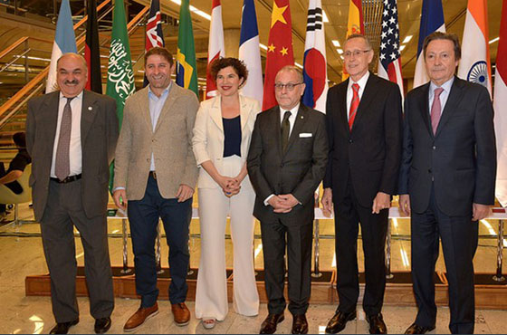 Pedro Villagra Delgado, Fernando Straface, Julia Pomares, Jorge Faurie, Adalberto Rodríguez Giavarini y José María Lladós