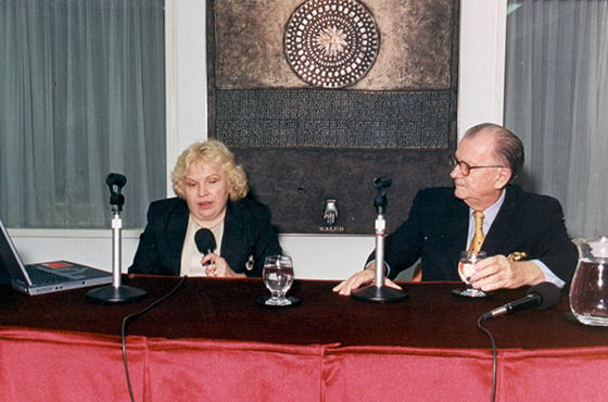 Dra. Alicia Beatriz López y Dr. Carlos C. Helbling