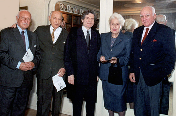 Jorge Macri, Gerardo Schamis, Guy Sorman, Jeannette Arata de Erize y Tomás de Anchorena