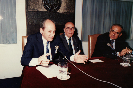 Emb. Raniero Vanni d'Archirafi, Carlos Manuel Muñiz y Dip. Carlos Ruckauf
