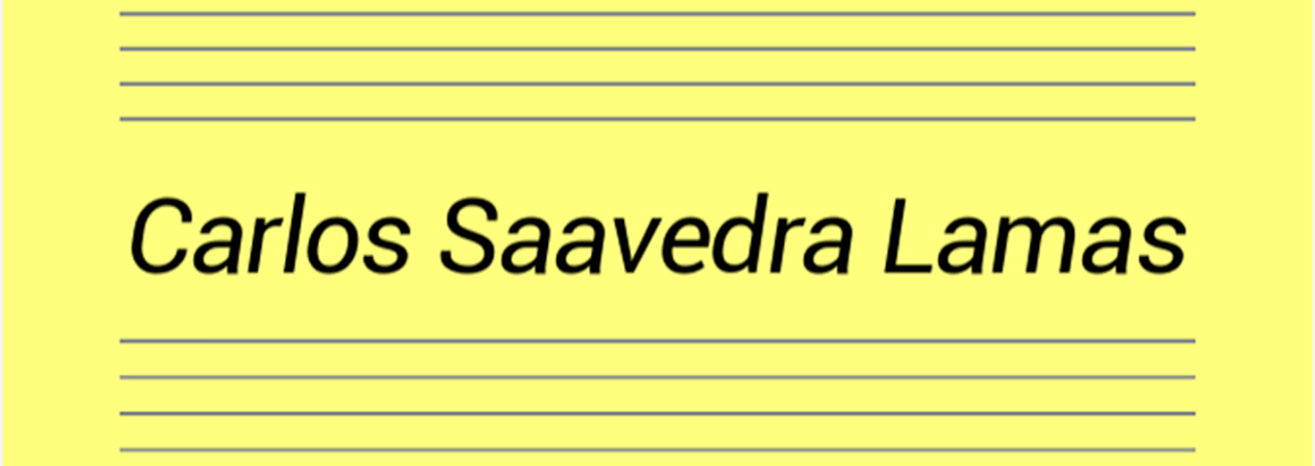 Nº 3. Carlos Saavedra Lamas