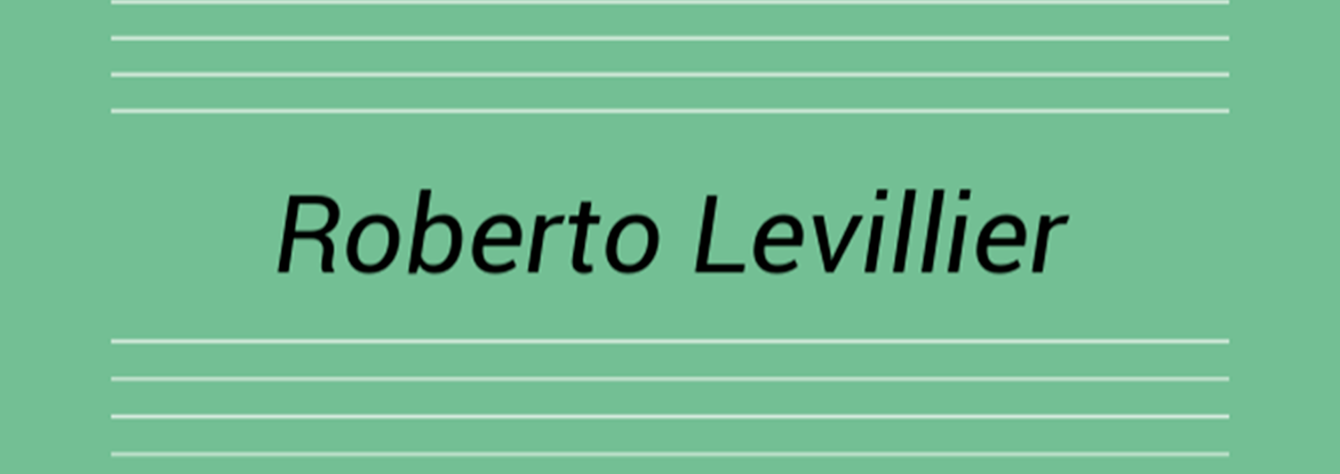 Nº 4. Roberto Levillier