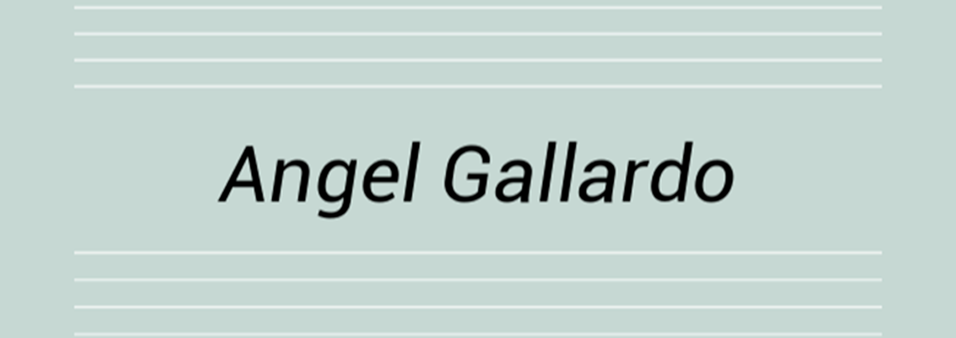 Nº 8. Ángel Gallardo