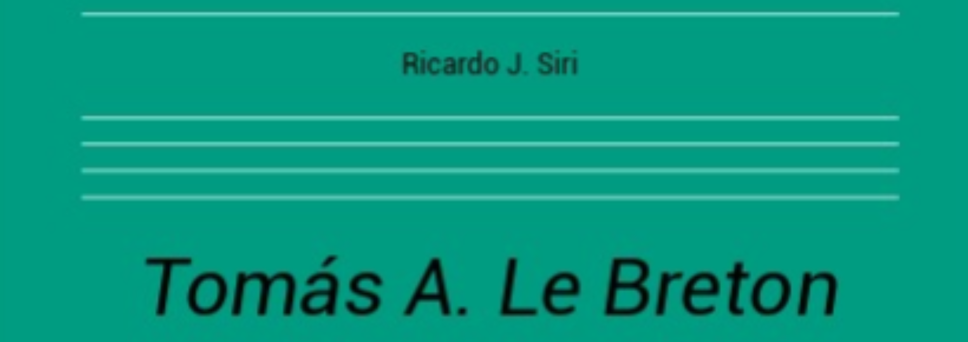 Nº 17. Tomás Le Breton