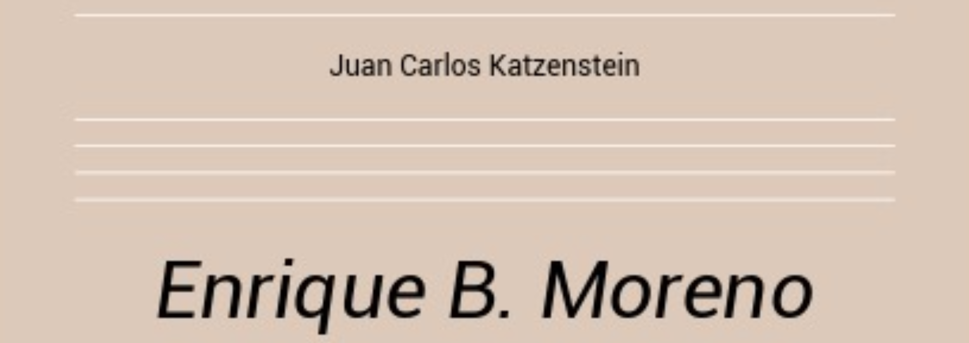 Nº 14. Enrique B. Moreno
