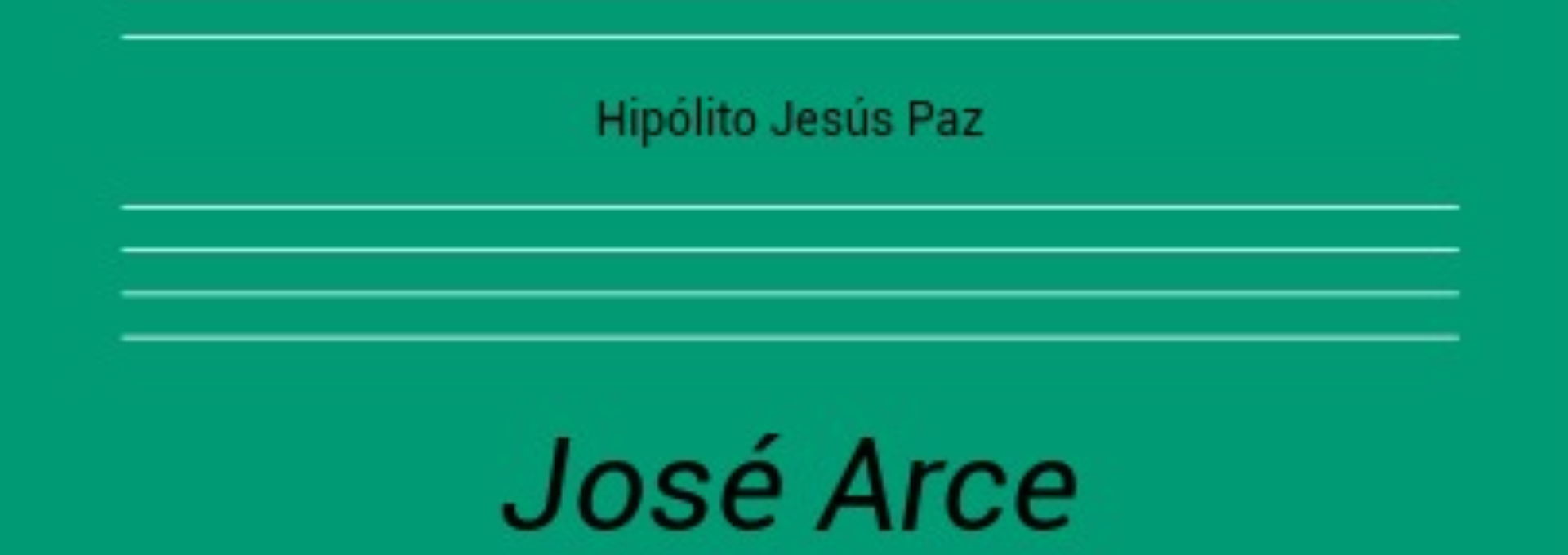 Nº 12. José Arce